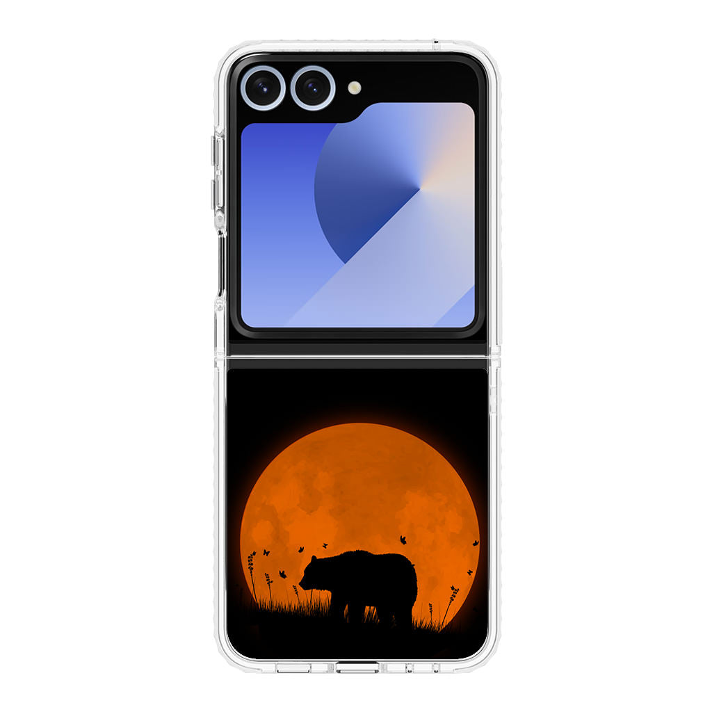 Bear Silhouette Samsung Galaxy Z Flip 6 Case