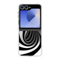 Black and White Twist Samsung Galaxy Z Flip 6 Case