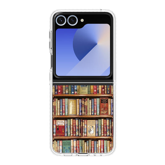 Bookshelf Library Samsung Galaxy Z Flip 6 Case