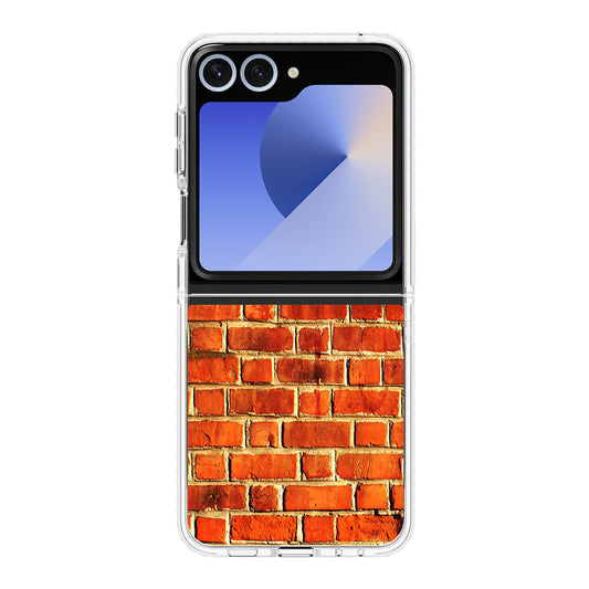 Brick Wall Pattern Samsung Galaxy Z Flip 6 Case