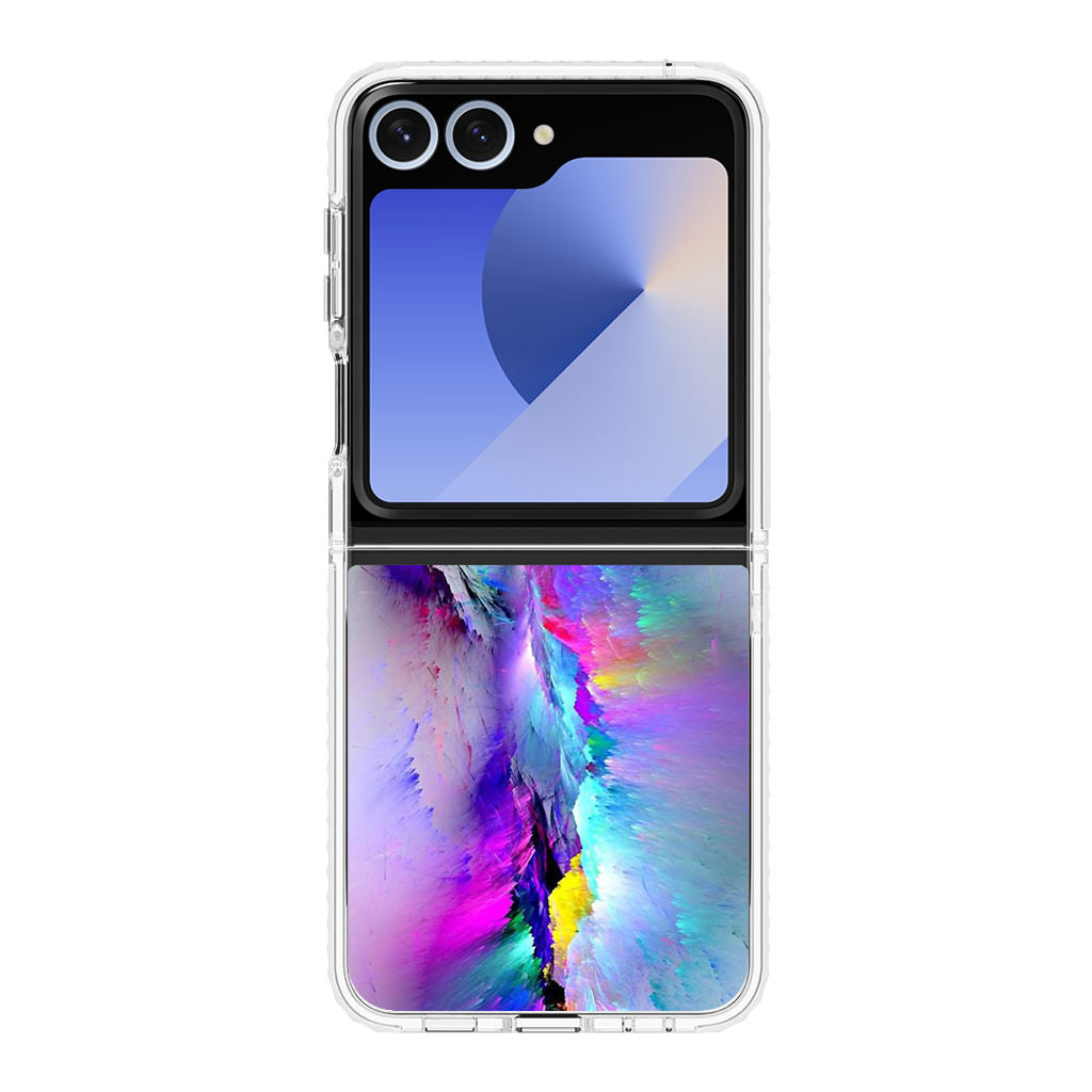 Colorful Abstract Smudges Samsung Galaxy Z Flip 6 Case