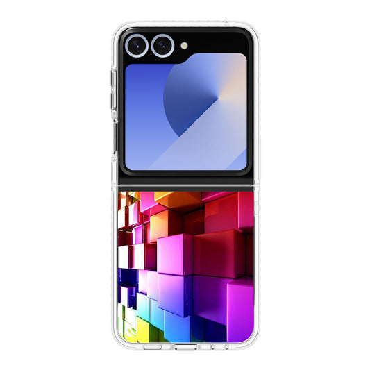 Colorful Cubes Samsung Galaxy Z Flip 6 Case