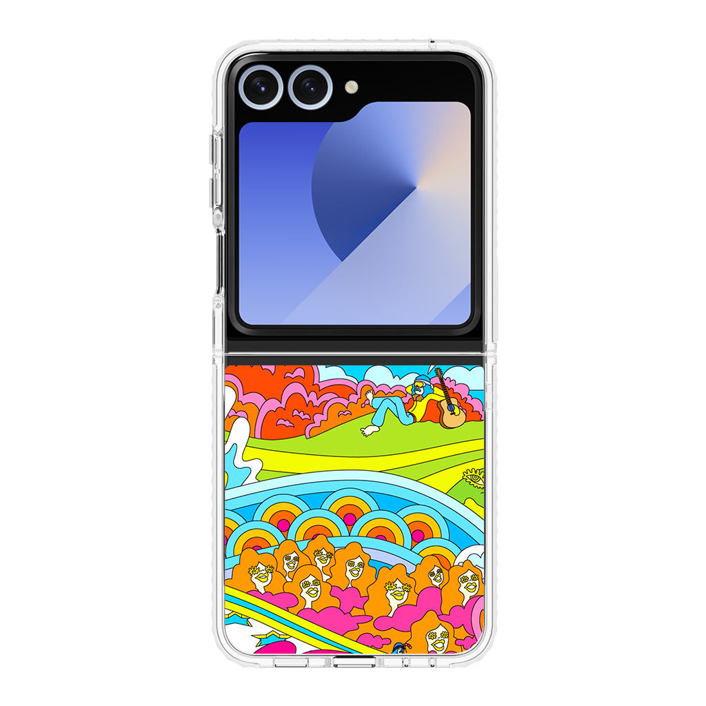 Colorful Doodle Samsung Galaxy Z Flip 6 Case