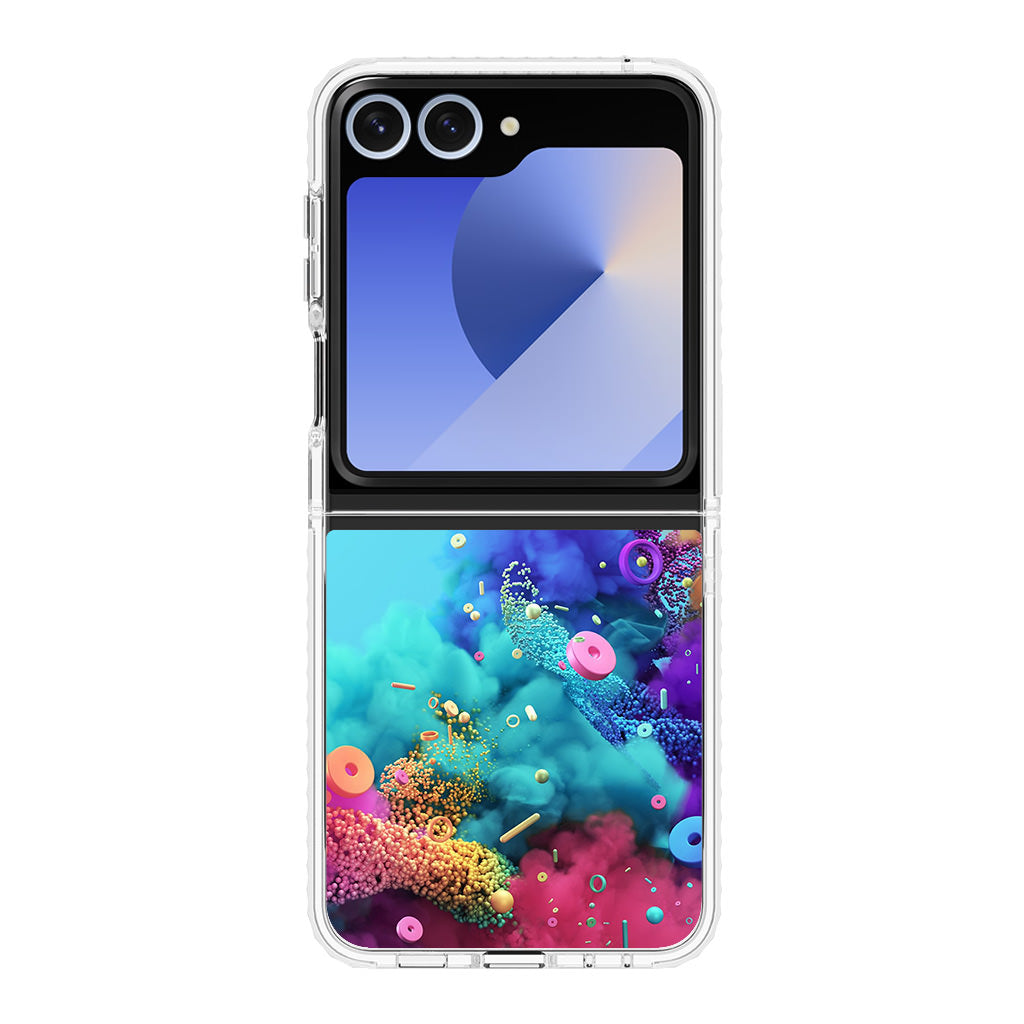 Colorful Smoke Boom Samsung Galaxy Z Flip 6 Case