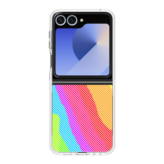 Colorful Stripes Samsung Galaxy Z Flip 6 Case