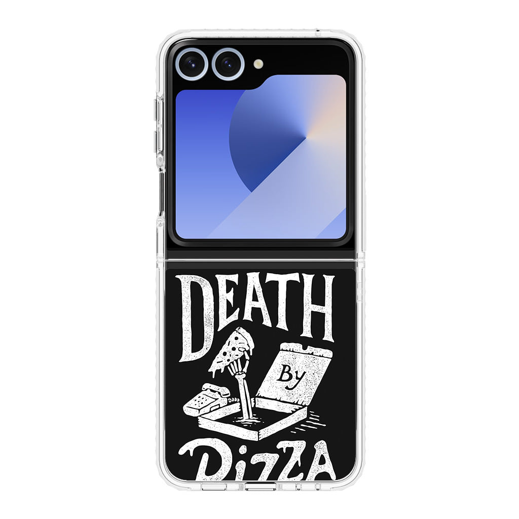 Death By Pizza Samsung Galaxy Z Flip 6 Case