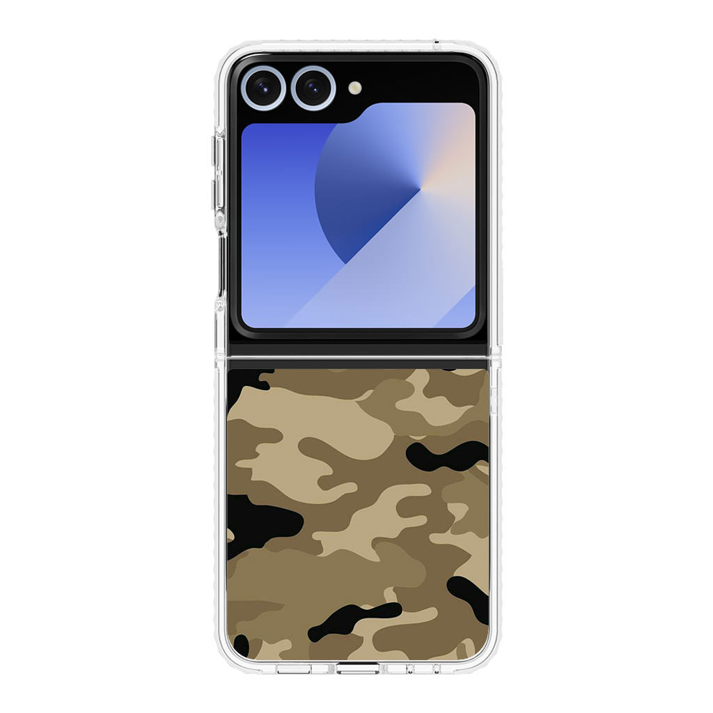 Desert Military Camo Samsung Galaxy Z Flip 6 Case