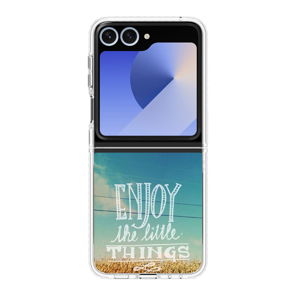 Enjoy The Little Things Samsung Galaxy Z Flip 6 Case