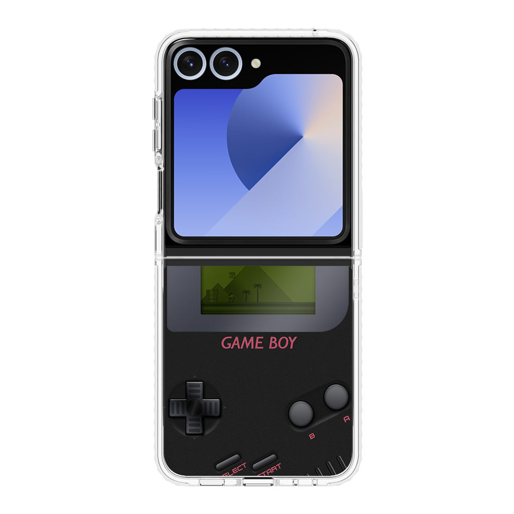 Game Boy Black Model Samsung Galaxy Z Flip 6 Case