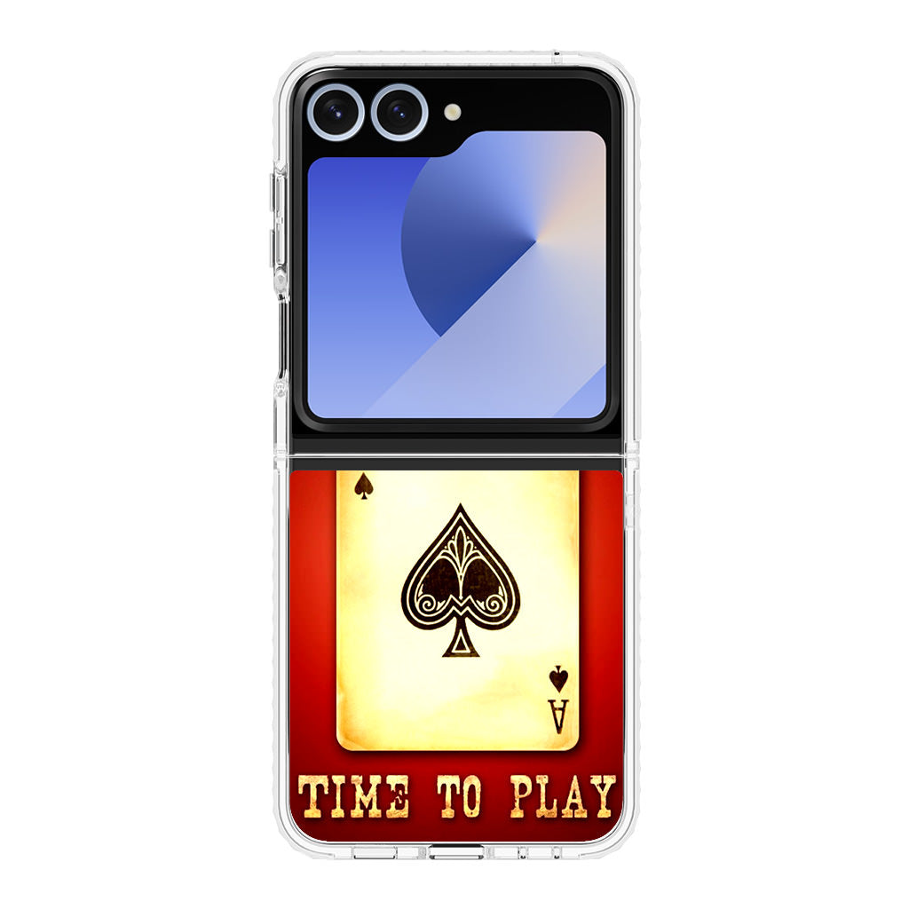 Game Card Time To Play Samsung Galaxy Z Flip 6 Case