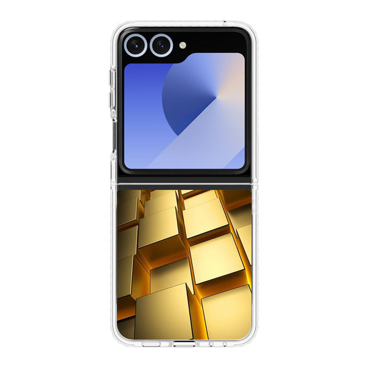 Golden Cubes Samsung Galaxy Z Flip 6 Case