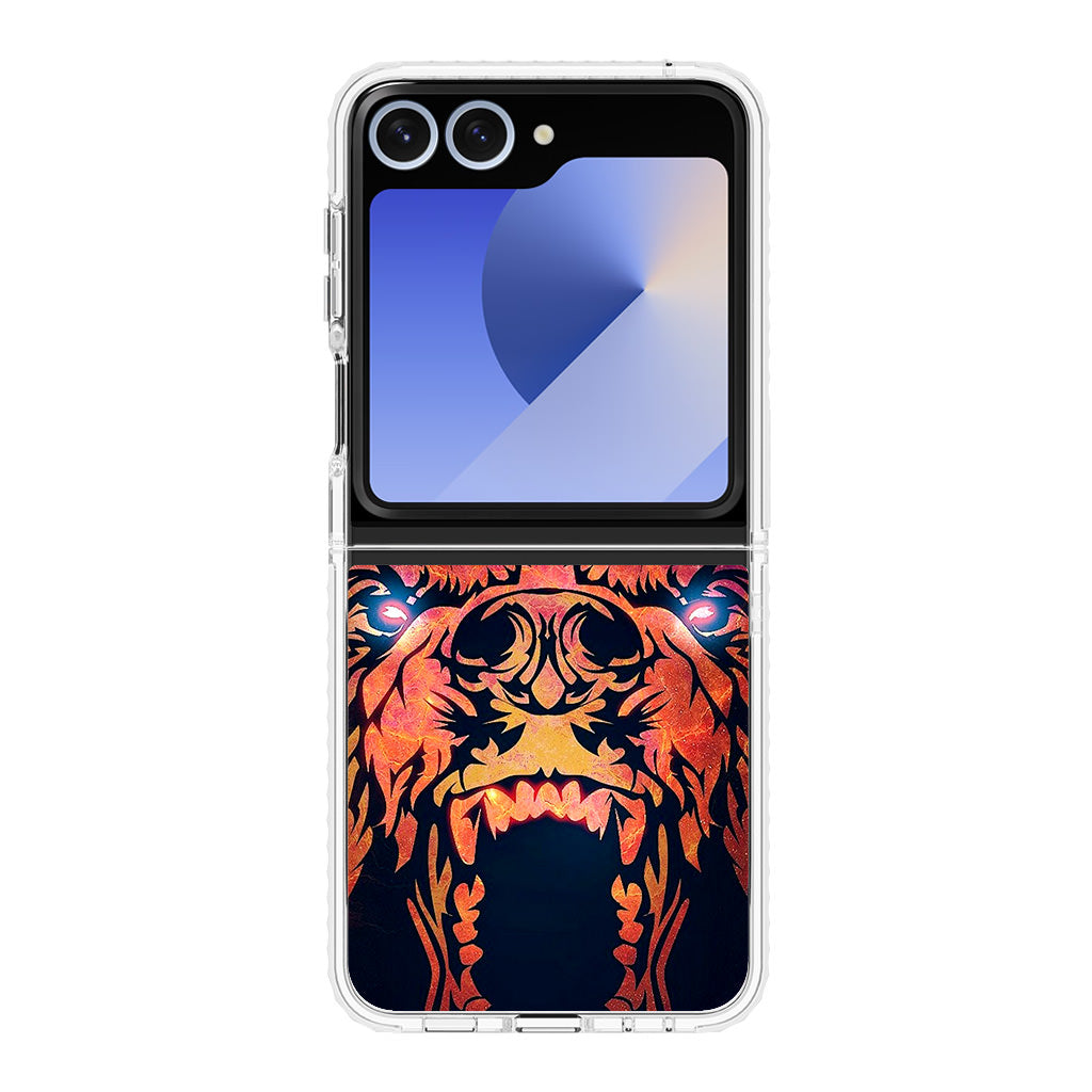 Grizzly Bear Art Samsung Galaxy Z Flip 6 Case