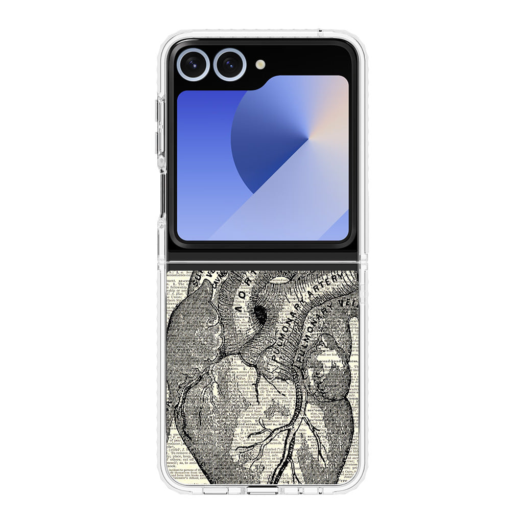 Heart Book Art Samsung Galaxy Z Flip 6 Case