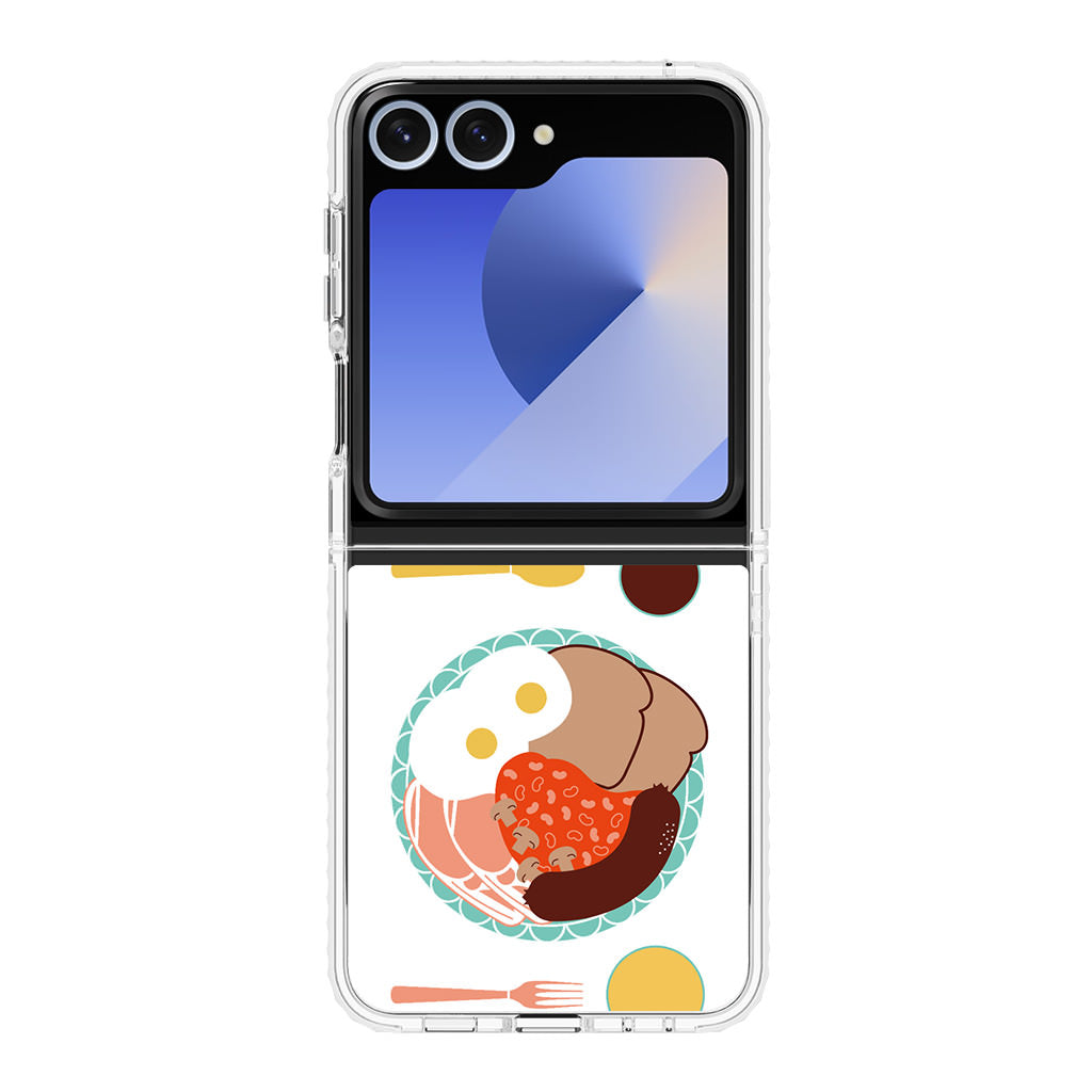 London Breakfast Samsung Galaxy Z Flip 6 Case