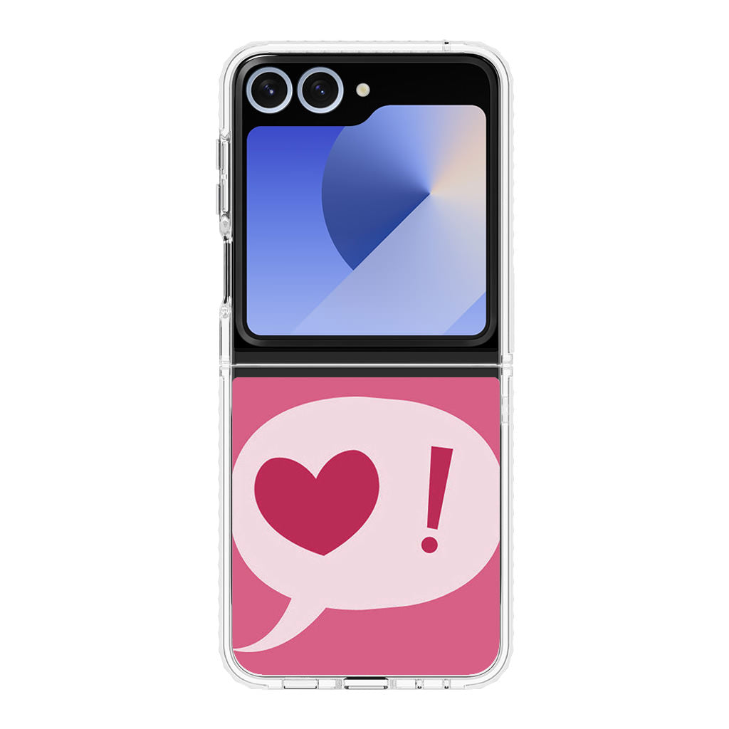 Love Pink Samsung Galaxy Z Flip 6 Case