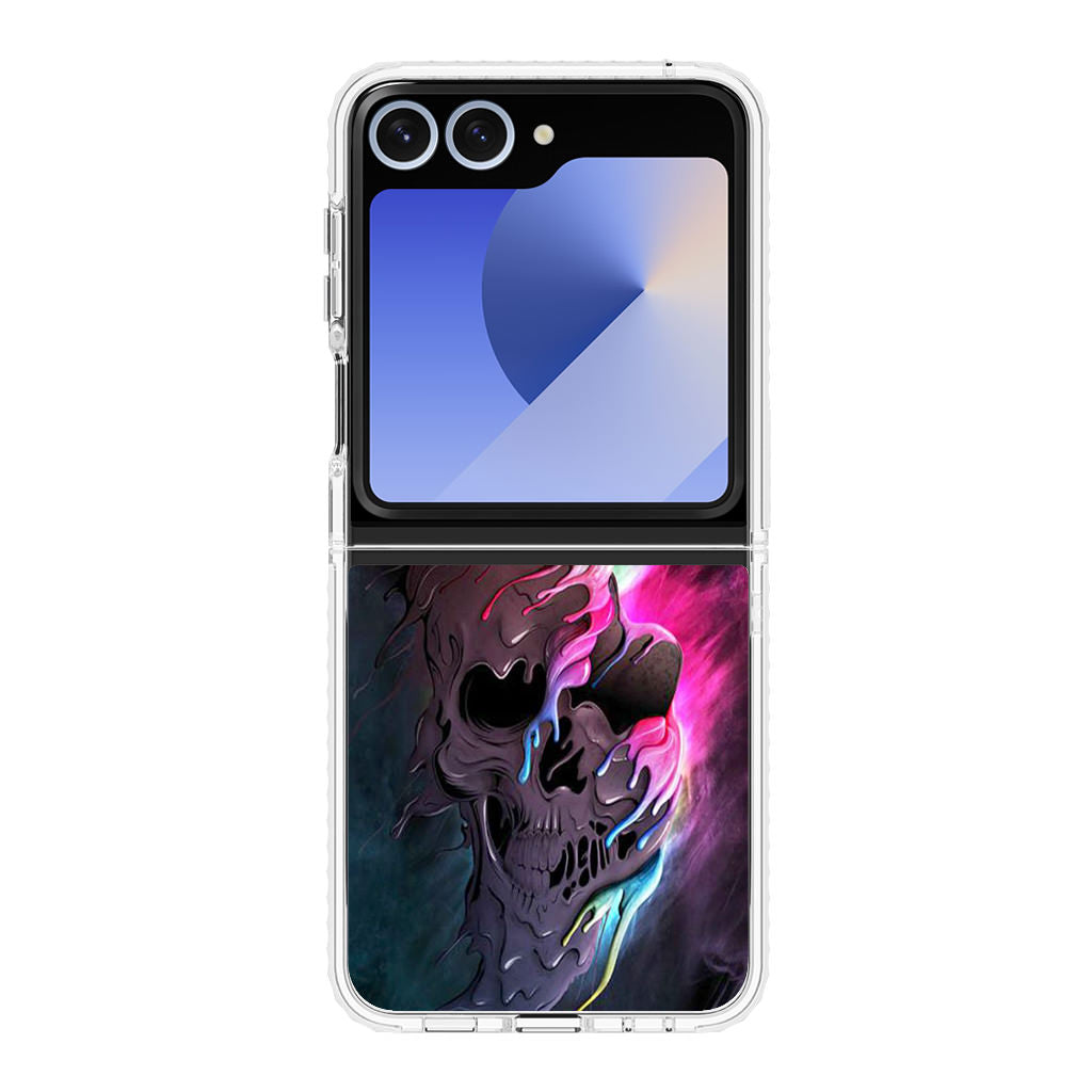 Melted Skull Samsung Galaxy Z Flip 6 Case