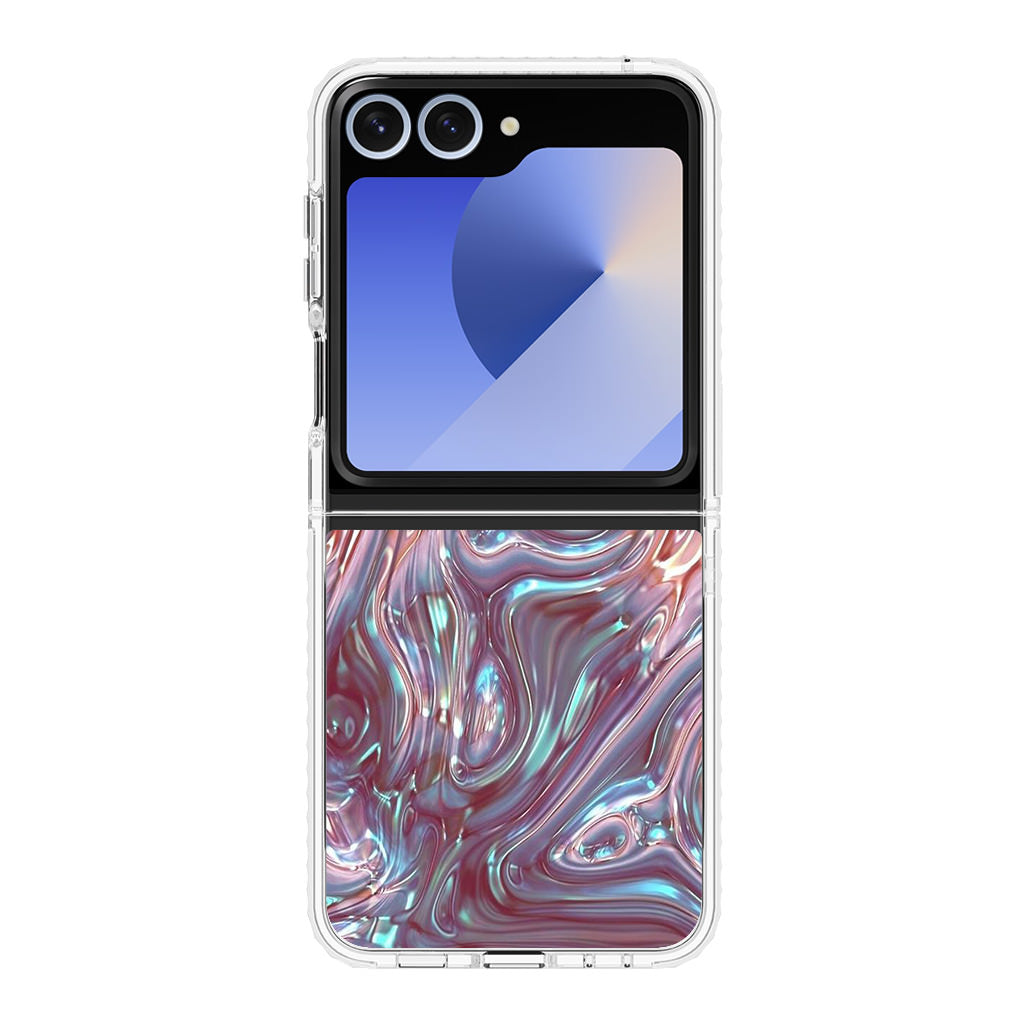 Metallic Liquid Samsung Galaxy Z Flip 6 Case