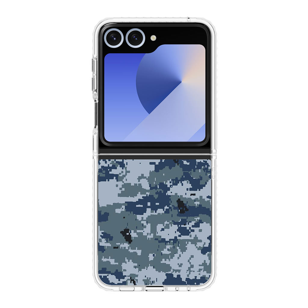 Navy Camo Samsung Galaxy Z Flip 6 Case