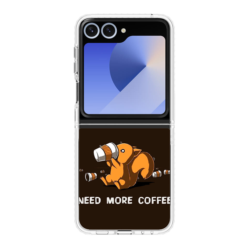 Need More Coffee Programmer Story Samsung Galaxy Z Flip 6 Case