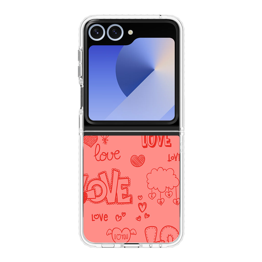 Pink Lover Samsung Galaxy Z Flip 6 Case