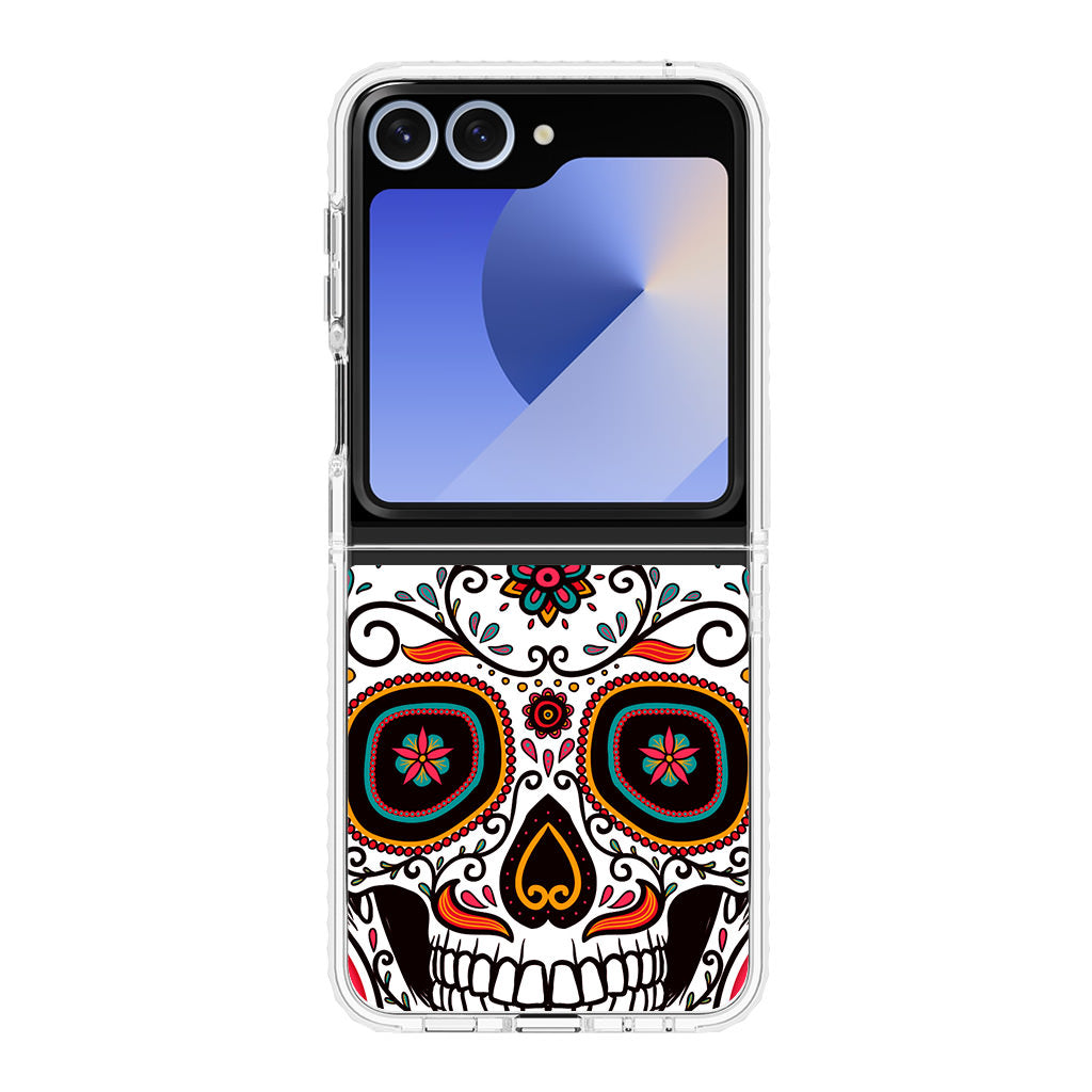 Pink Sugar Skull Samsung Galaxy Z Flip 6 Case