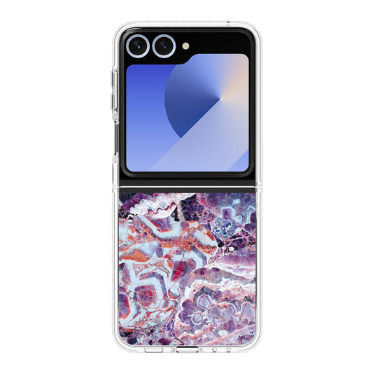 Purple Marble Samsung Galaxy Z Flip 6 Case