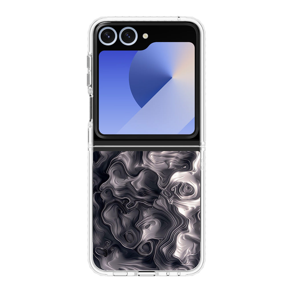 Quicksilver Abstract Art Samsung Galaxy Z Flip 6 Case