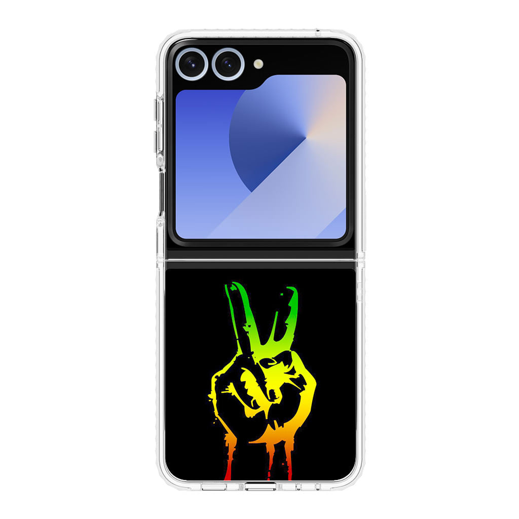 Reggae Peace Samsung Galaxy Z Flip 6 Case