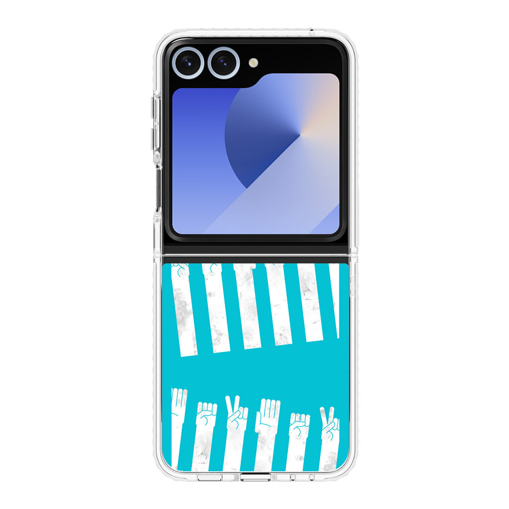 Rock–paper–scissors Zebra Crossing Samsung Galaxy Z Flip 6 Case