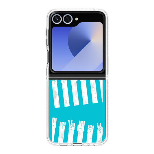 Rock–paper–scissors Zebra Crossing Samsung Galaxy Z Flip 6 Case