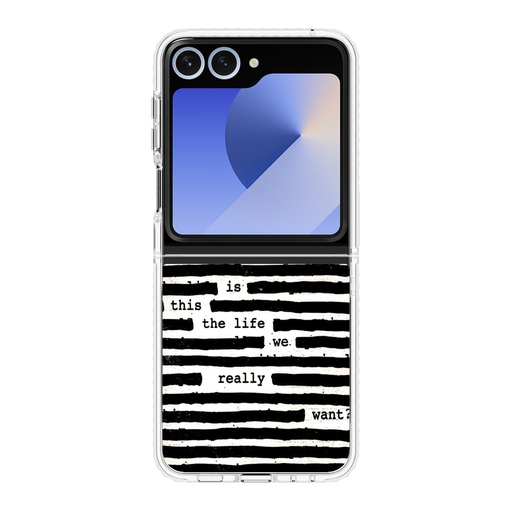 Roger Waters Is This the Life We Really Want Samsung Galaxy Z Flip 6 Case