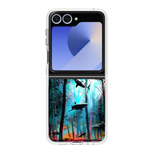 Shark Forest Samsung Galaxy Z Flip 6 Case