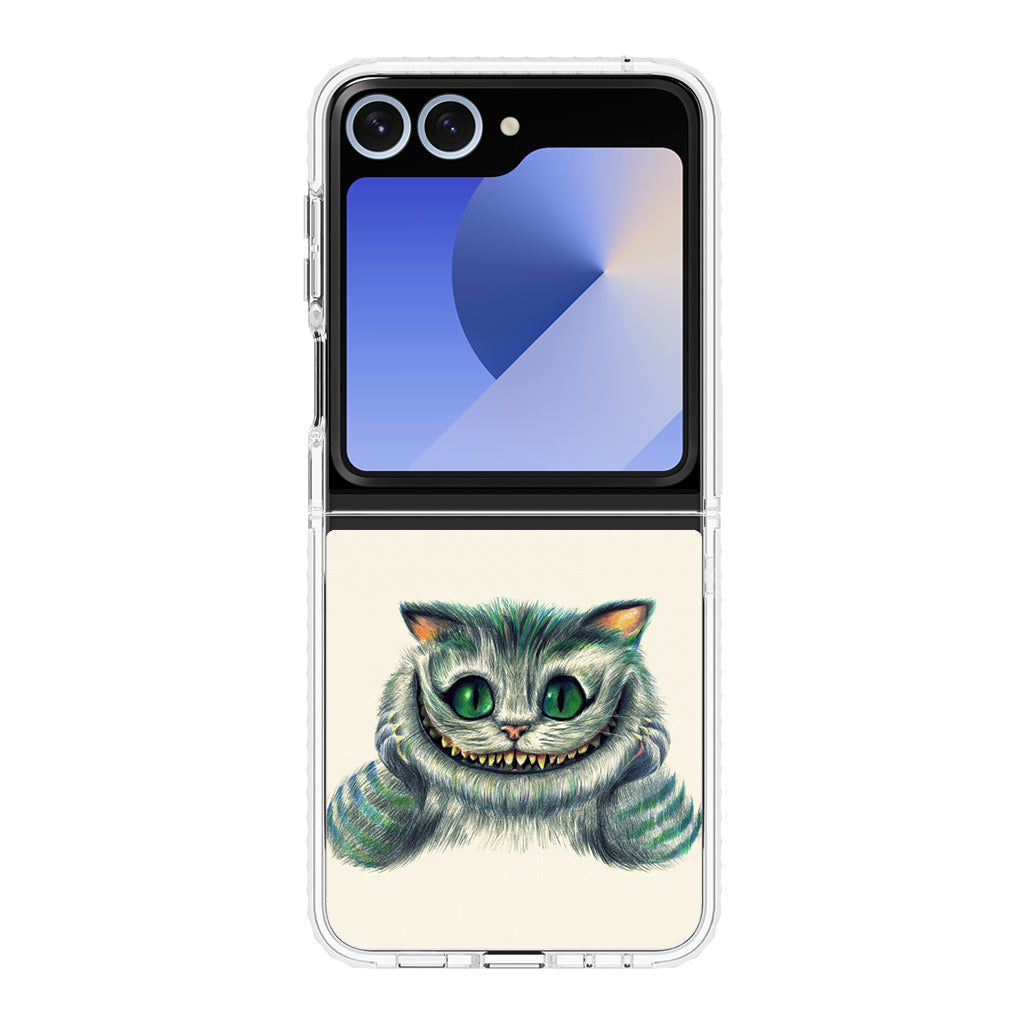 Smile Cat Samsung Galaxy Z Flip 6 Case