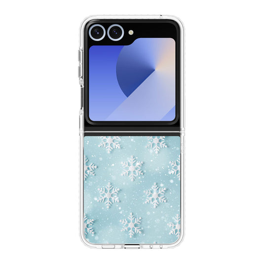 Snowflakes Pattern Samsung Galaxy Z Flip 6 Case