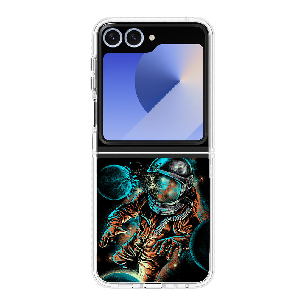 Space Impact Samsung Galaxy Z Flip 6 Case