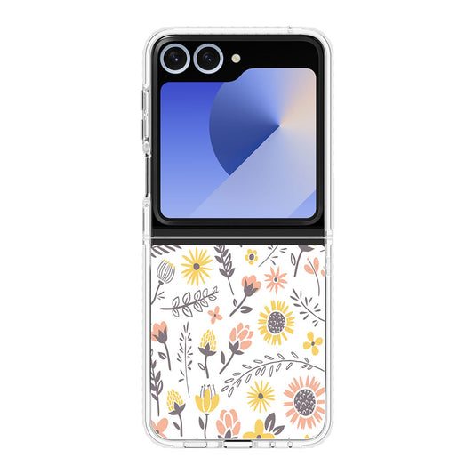 Spring Things Pattern Samsung Galaxy Z Flip 6 Case