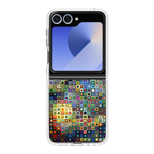 Starry Night Tiles Samsung Galaxy Z Flip 6 Case