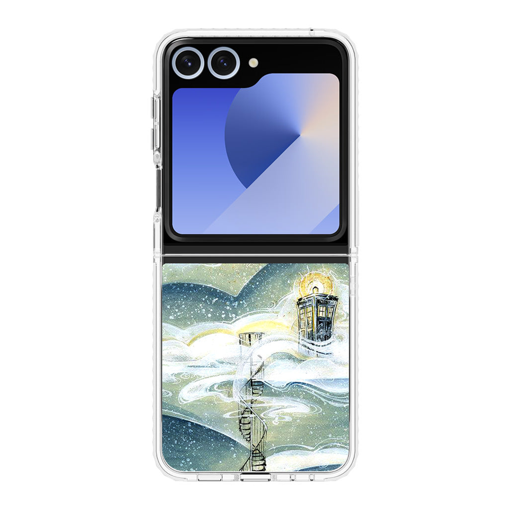 Tardis Cloud Samsung Galaxy Z Flip 6 Case