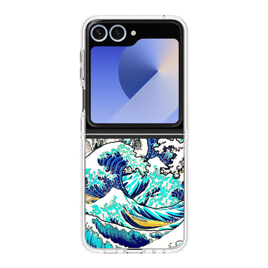 The Great Wave off Kanagawa Samsung Galaxy Z Flip 6 Case