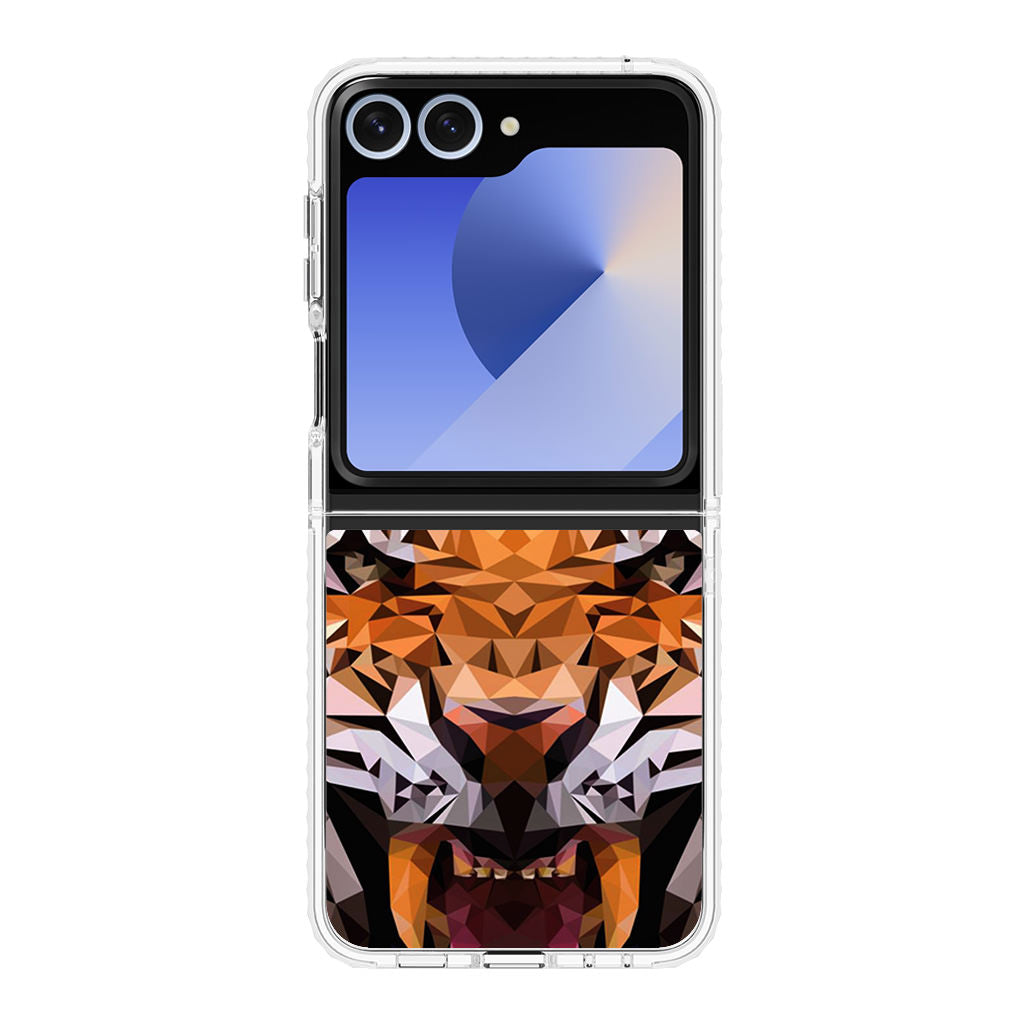 Tiger Polygon Samsung Galaxy Z Flip 6 Case