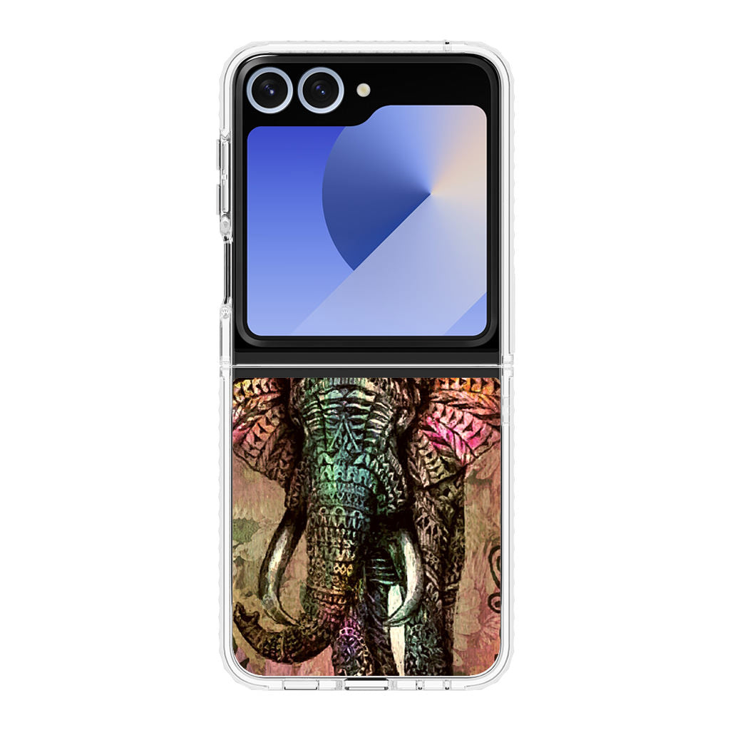 Tribal Elephant Samsung Galaxy Z Flip 6 Case