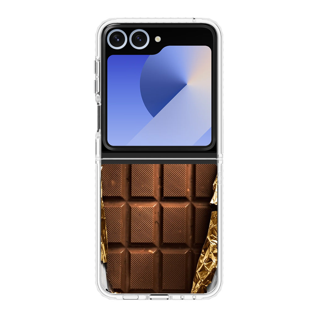 Unwrapped Chocolate Bar Samsung Galaxy Z Flip 6 Case