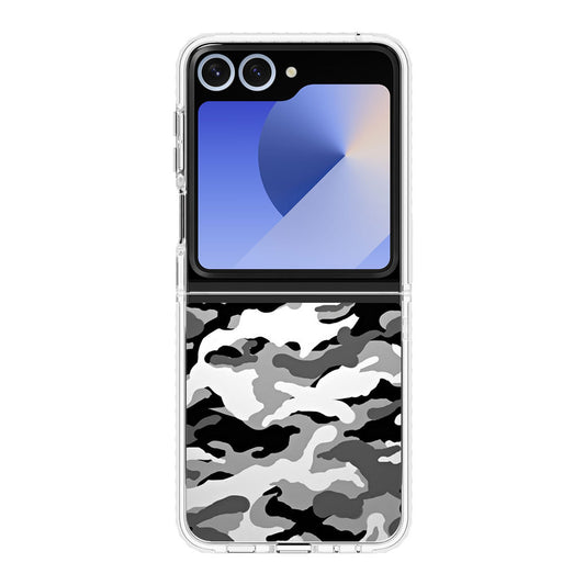 Winter Army Camo Samsung Galaxy Z Flip 6 Case