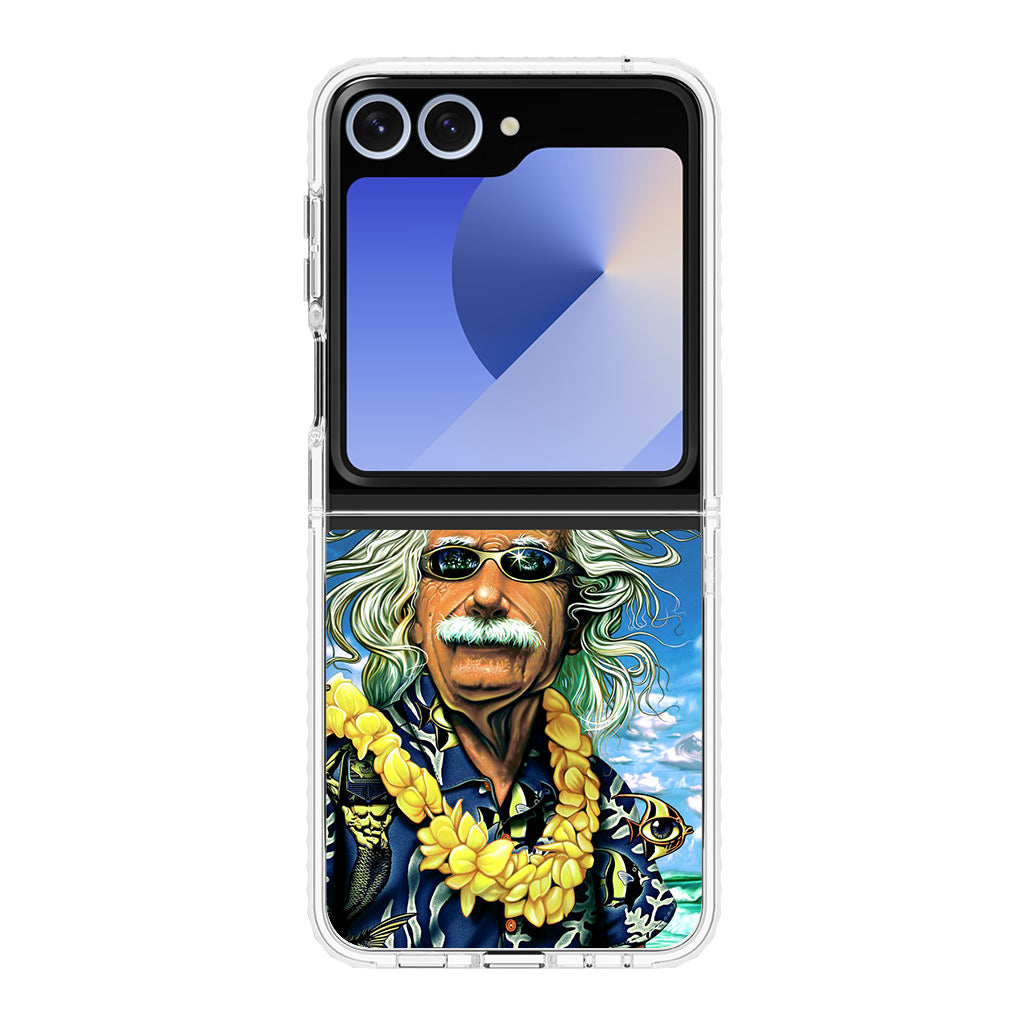 Albert Enstein On Vacation Samsung Galaxy Z Flip 6 Case