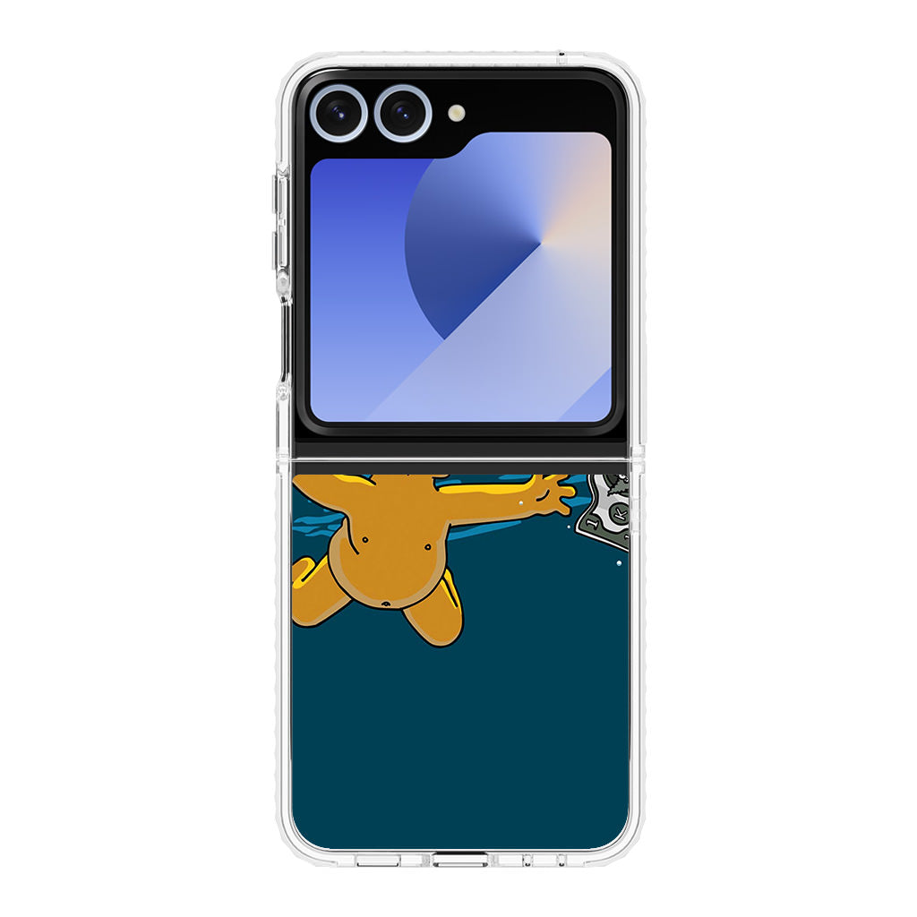 Bart Swimming For Money Samsung Galaxy Z Flip 6 Case