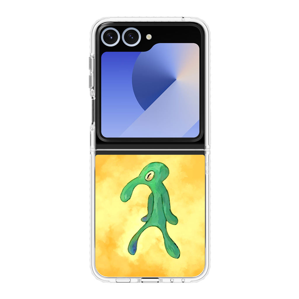 Bold and Brash Squidward Painting Samsung Galaxy Z Flip 6 Case