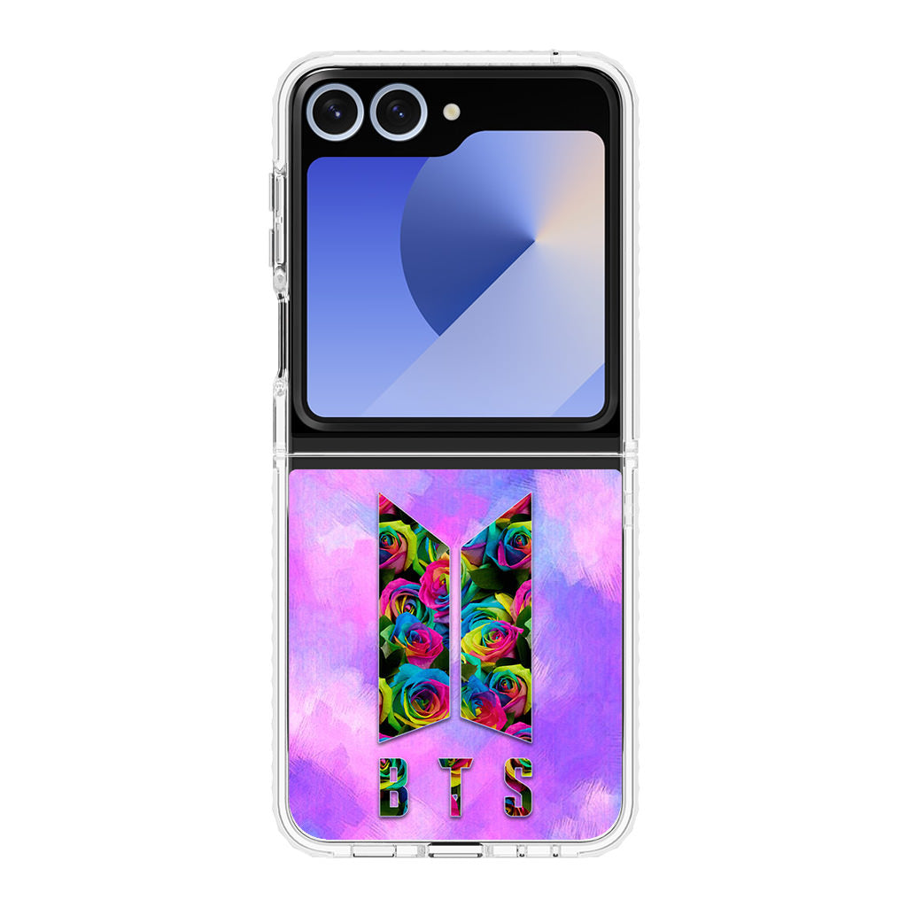 BTS Flower Logo Samsung Galaxy Z Flip 6 Case