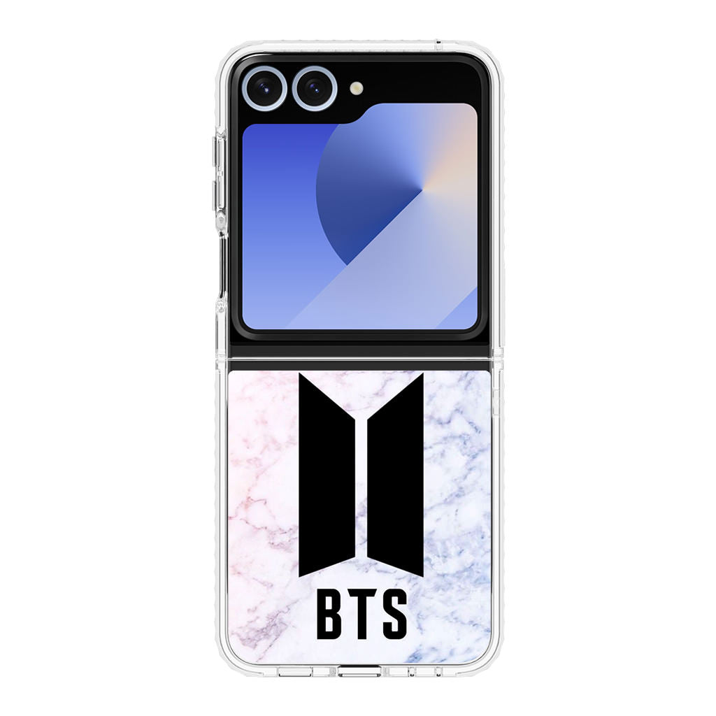 BTS Marble Samsung Galaxy Z Flip 6 Case