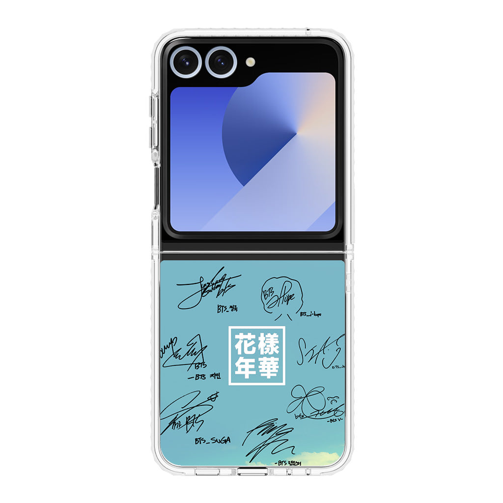 BTS Signature Samsung Galaxy Z Flip 6 Case