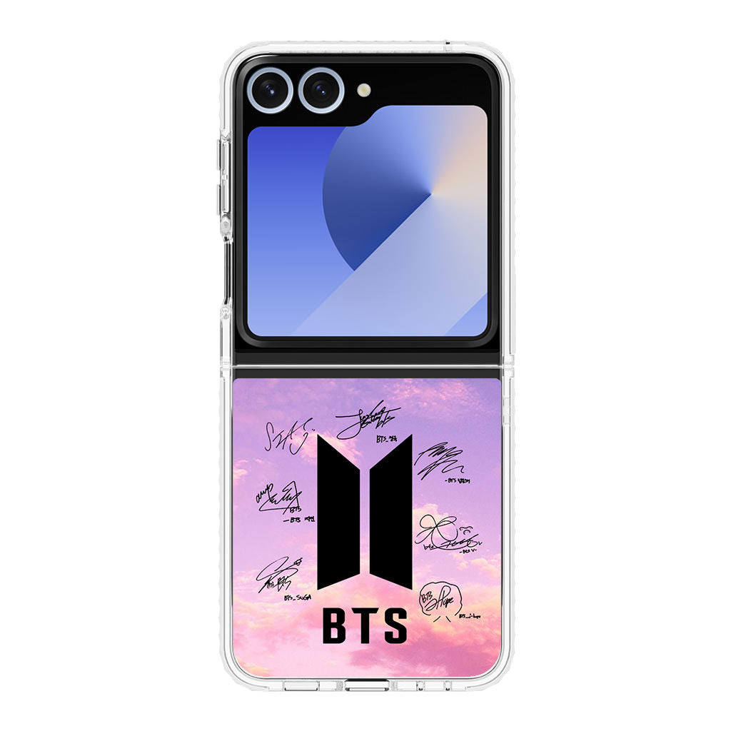 BTS Signature 2 Samsung Galaxy Z Flip 6 Case